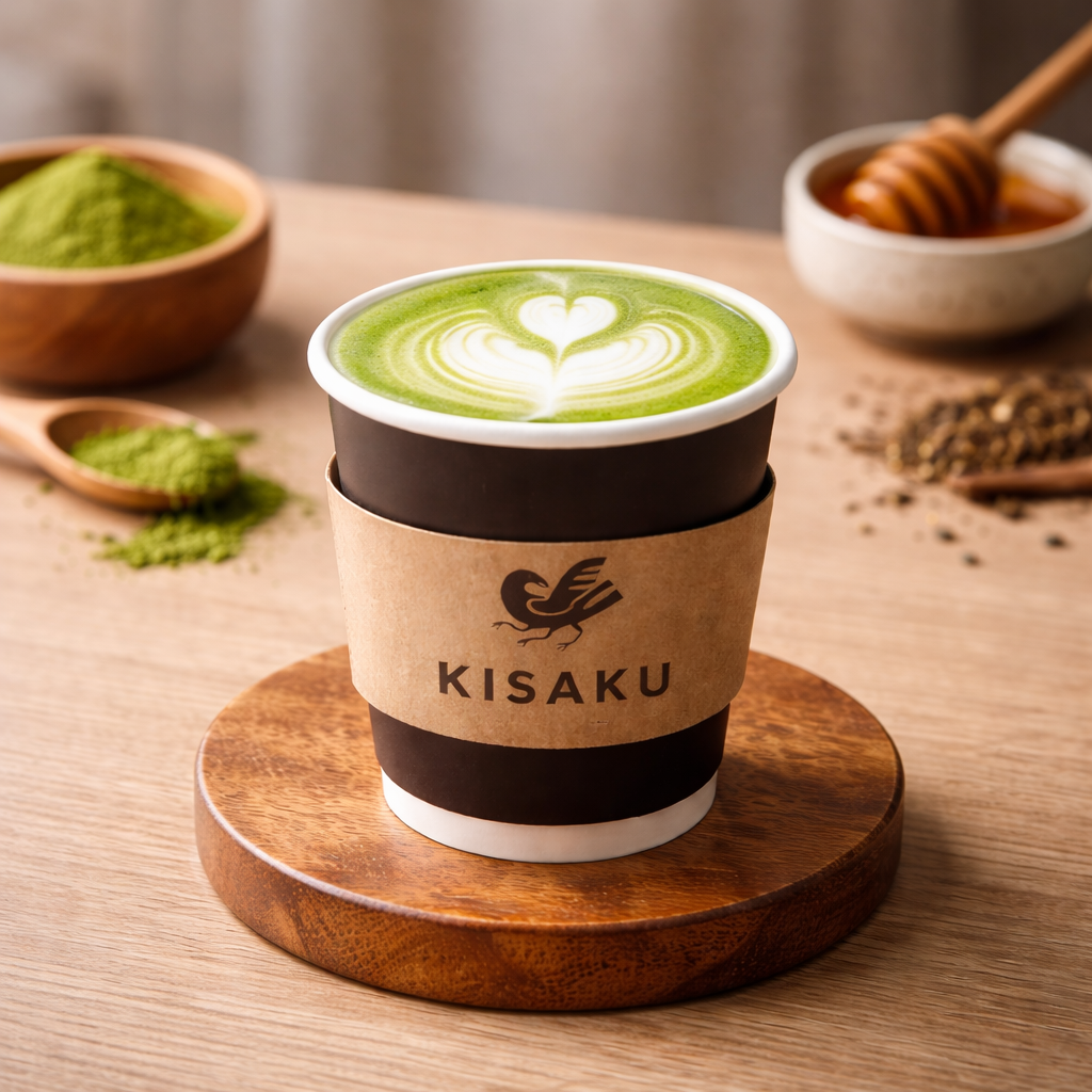 KISAKU Hot Green Tea Latte